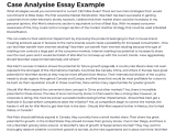 Case Analysise Essay Example Studyhippo
