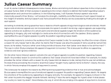 Julius Caesar Summary Essay Example Studyhippo