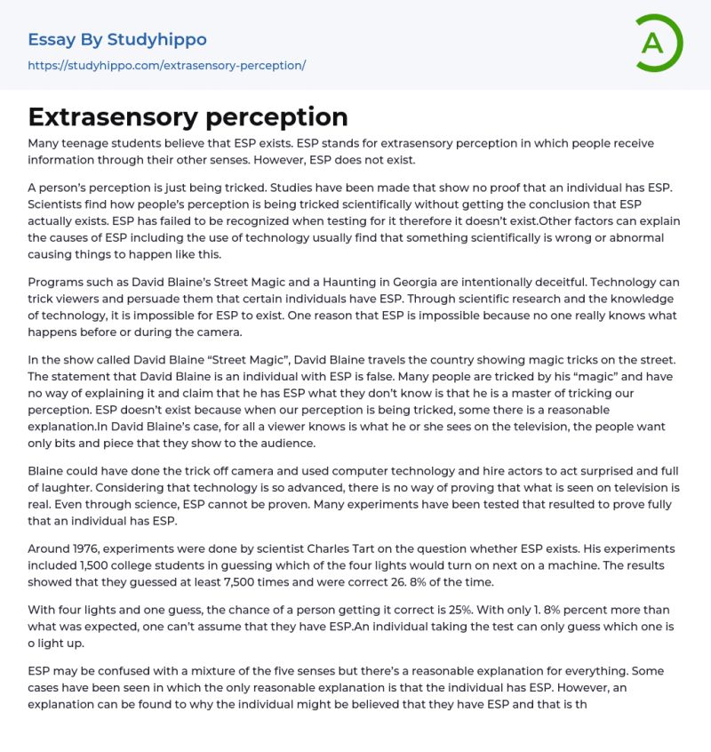 Extrasensory Perception Examples - High Quality Dark Illustration - Full HD