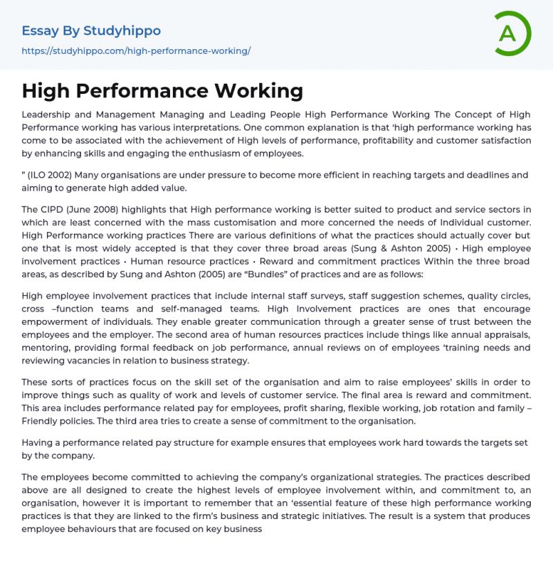 High Performance Working Practices 1689 Words Coursework Example - Ultra HD Mountain Wallpapers for Desktop