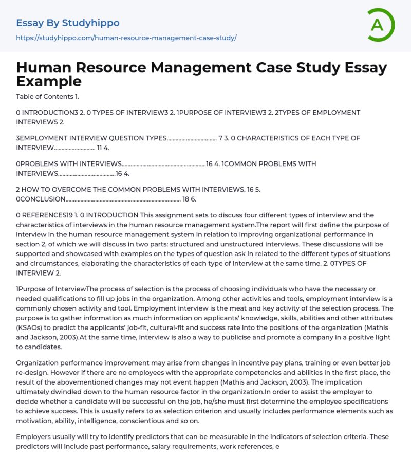 Case Study Pdf Engineering Human Resource Management - Dark Background Collection - Full HD Quality