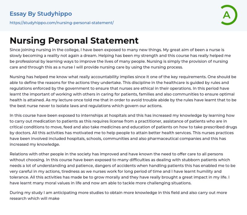 Nursing Personal Statement Example - Space Wallpaper Collection - Mobile Quality