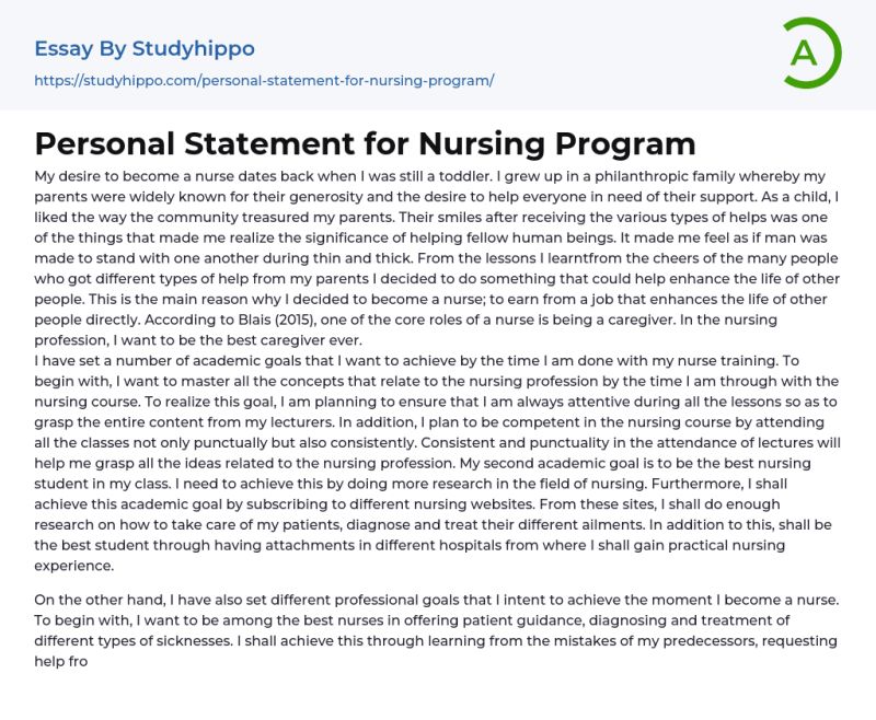 Craft Your Statement With Nursing Personal Statement Examples - Nature Pattern Collection - High Resolution Quality