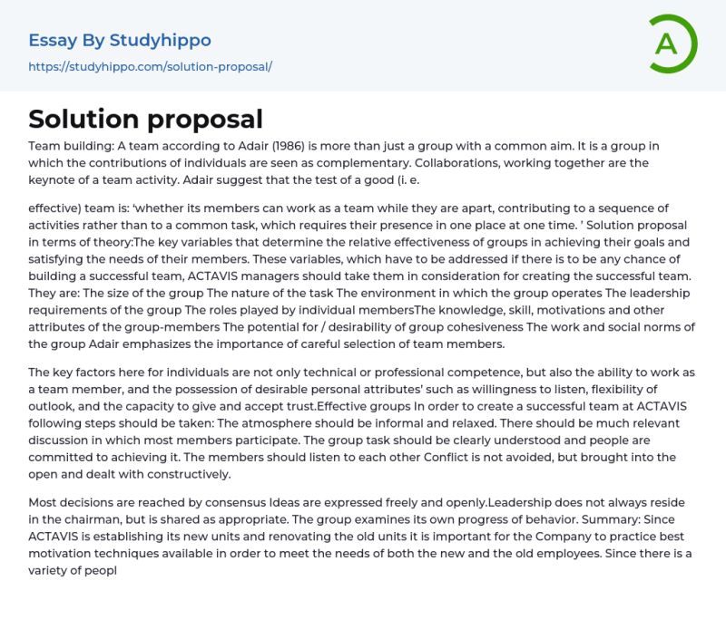 Solution Proposal Example 2 Studypool - Creative Mountain Photo - Mobile