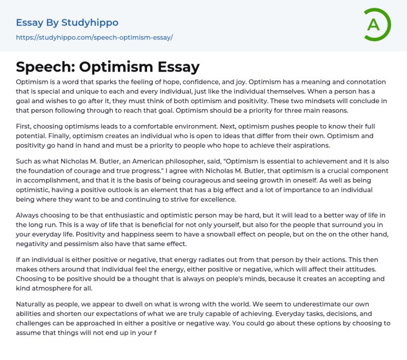 Essay On Optimism Meaning Concept Importance For Students - Stunning 8K Gradient Pictures | Free Download