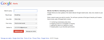 How To Create Google News Alerts
