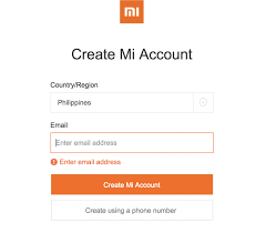 Xiaomi Cloud Password Reset