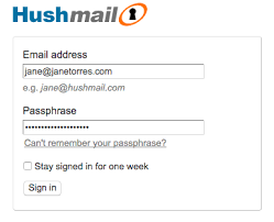 Hushmail Login