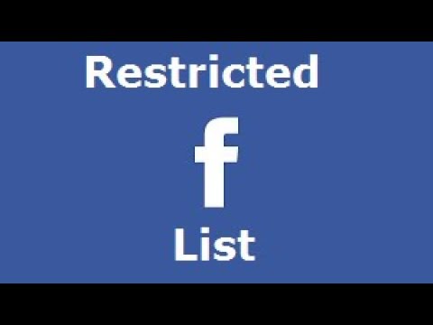 How to Add Someone to Your Restricted List on Facebook