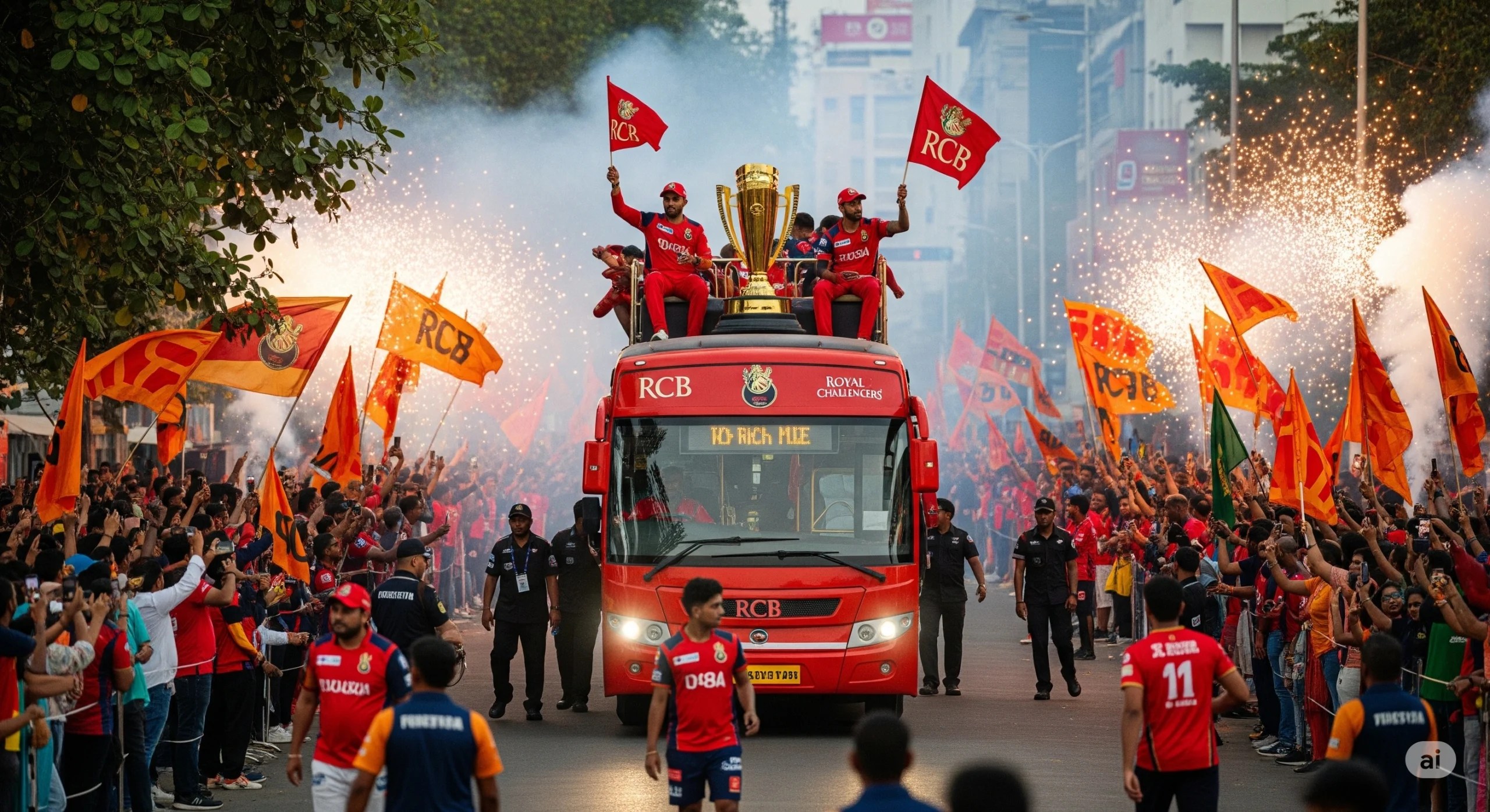 RCB Victory Parade Live