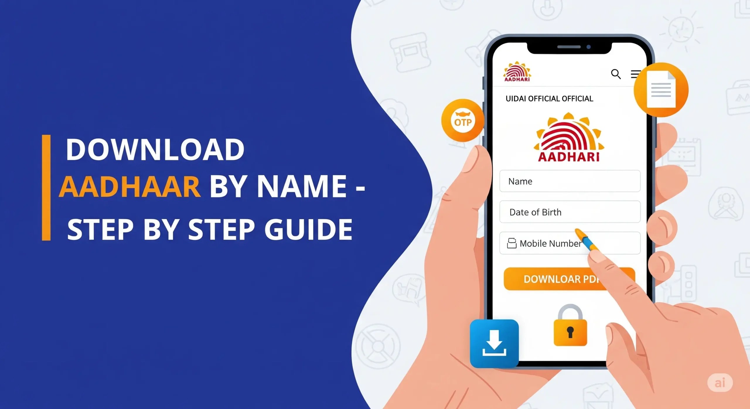 Aadhaar Card Download by Name 2025
