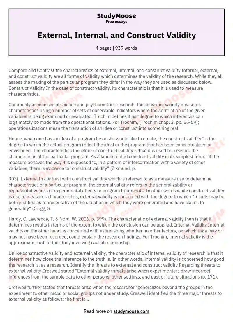 Validity External Internal And Construct Research Paper - Modern Colorful Texture - Full HD