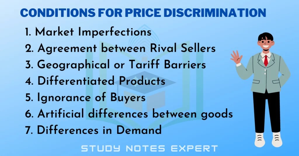 Price discrimination: 7 conditions and objectives