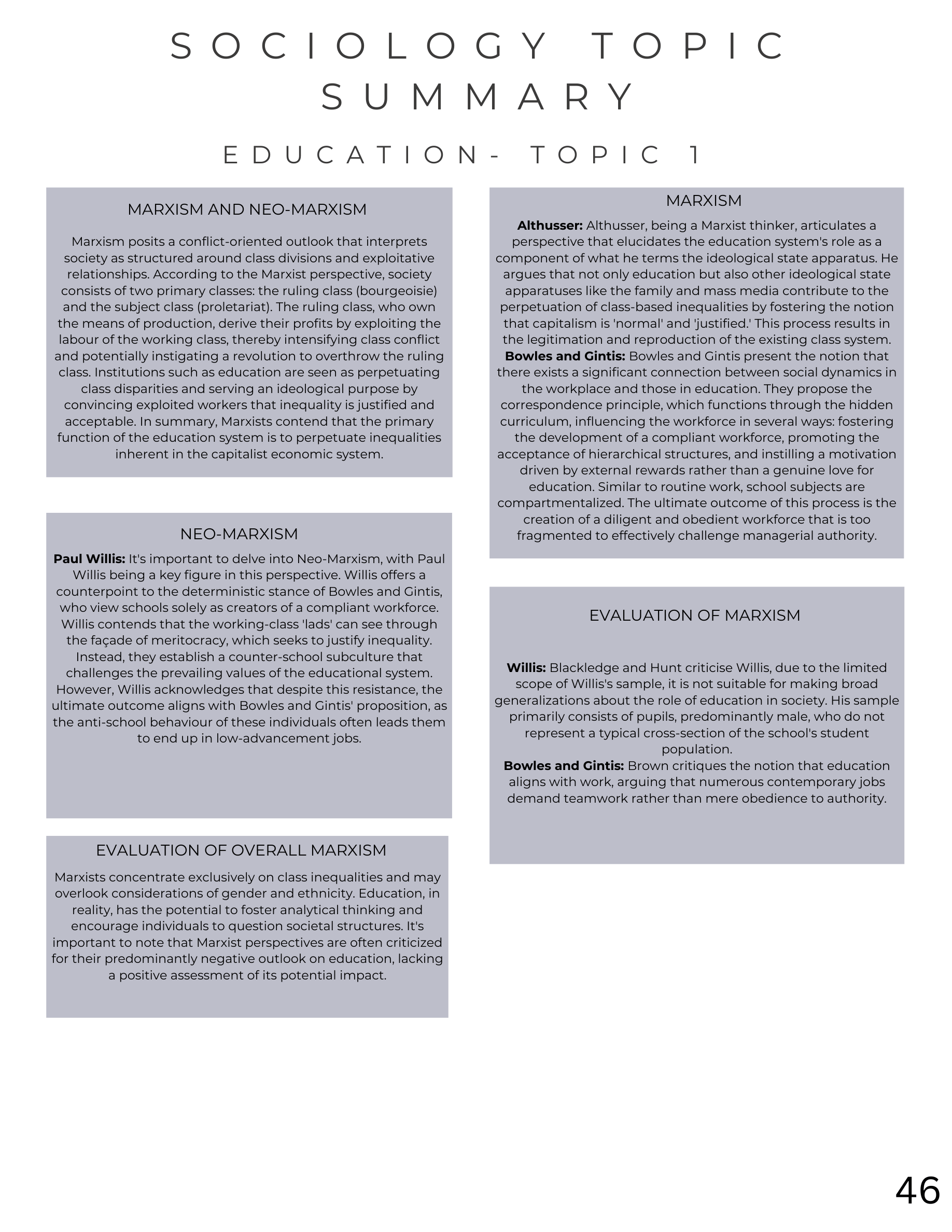 Studyologyy A Level Sociology Exam Guide - AQA