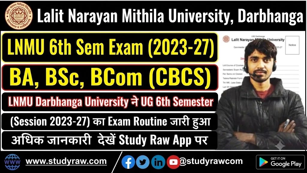 TMBU BA BSc BCom Sem 4, 6 Exam Form 2026
