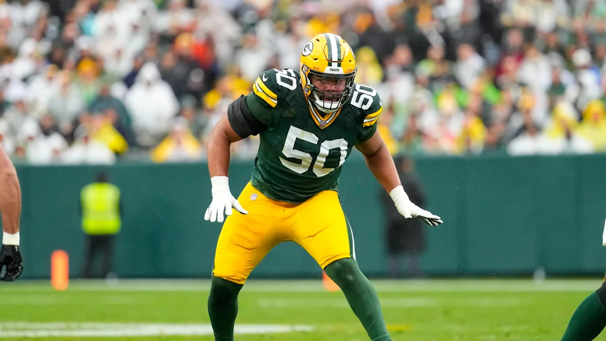 Packers RT Zach Tom Inactive vs Bears