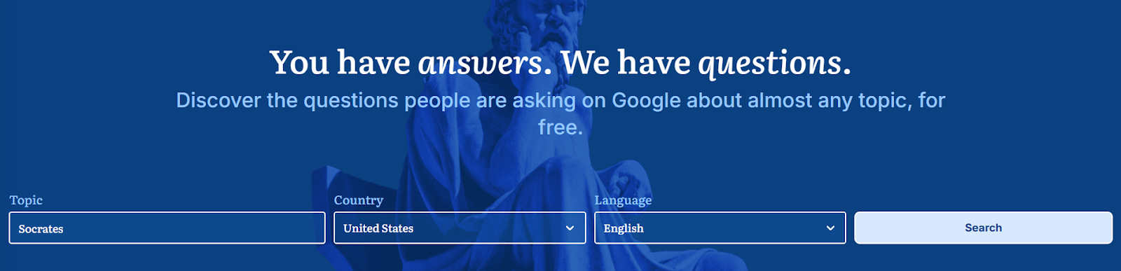 Answer Socrates interface