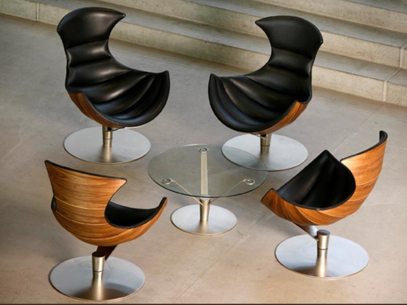 Polis moderner designer drehsessel mit einhüllender form. Designer Lounge Sessel â€º Tisch und Stuhl Dresden