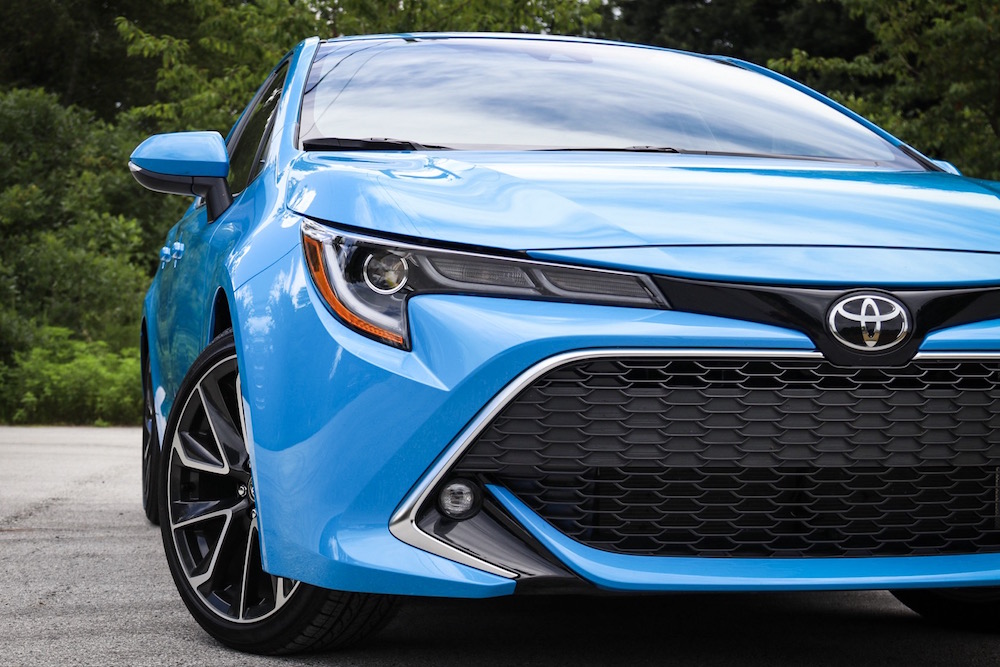 New look, same dependability! the 2019 toyota corolla xse hatchback