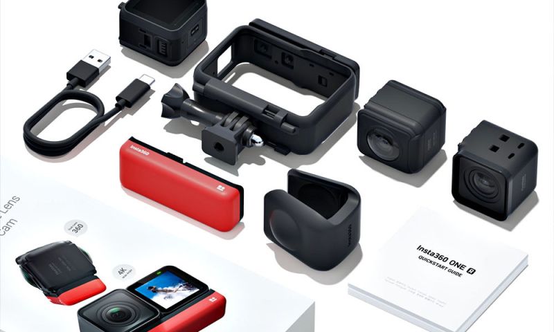 Insta360 One R Modular Design Talkingstuff Network - Ocean Design Collection - HD Quality