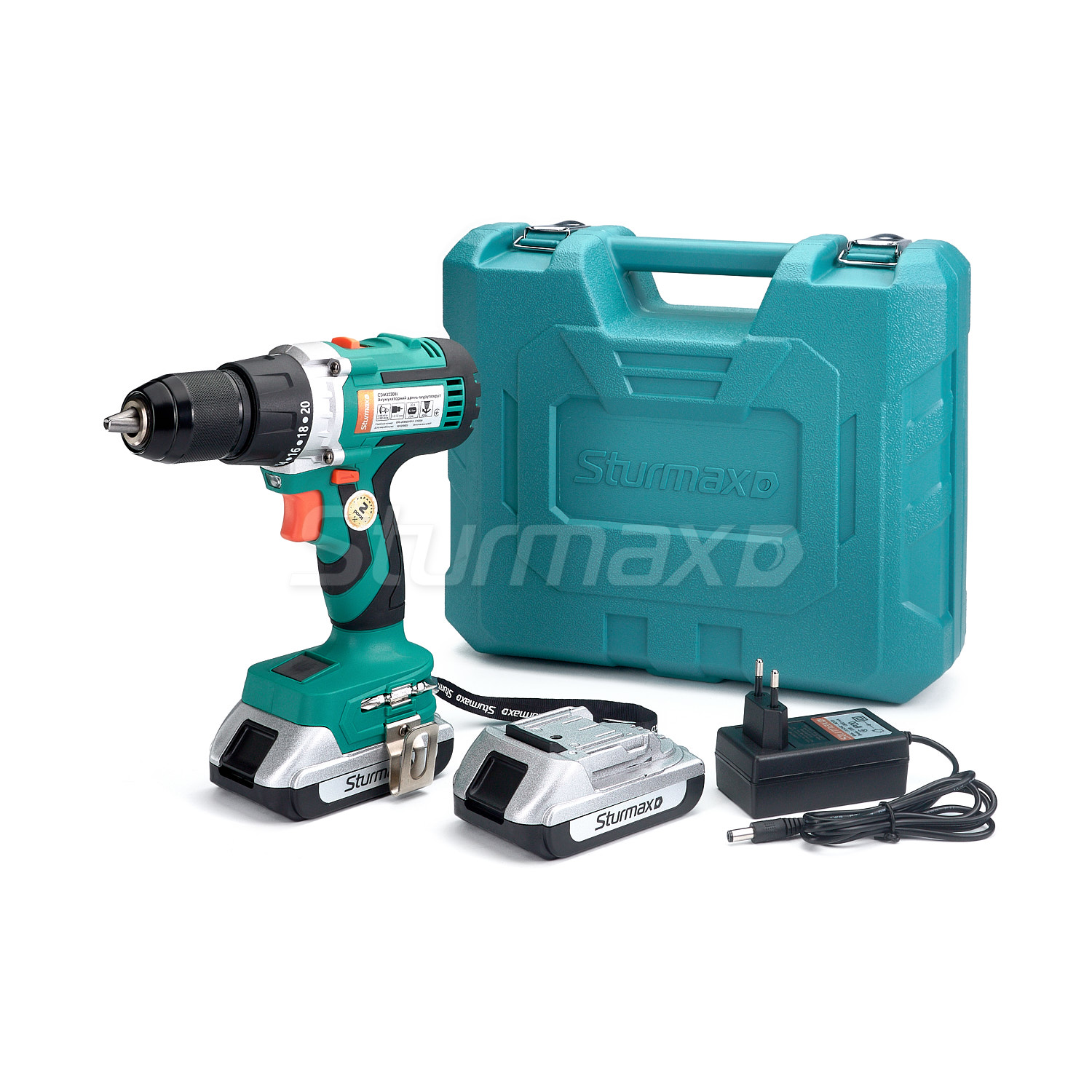 Шурупокрут акумуляторний з безщітковим двигуном 20 В Sturmax CDM3220BL