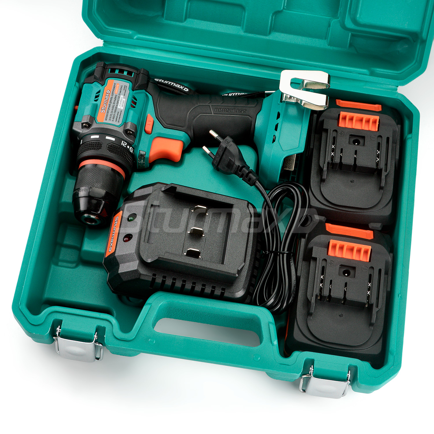 Дриль-шурупокрут акум. 20В Sturmax CDM3221BL