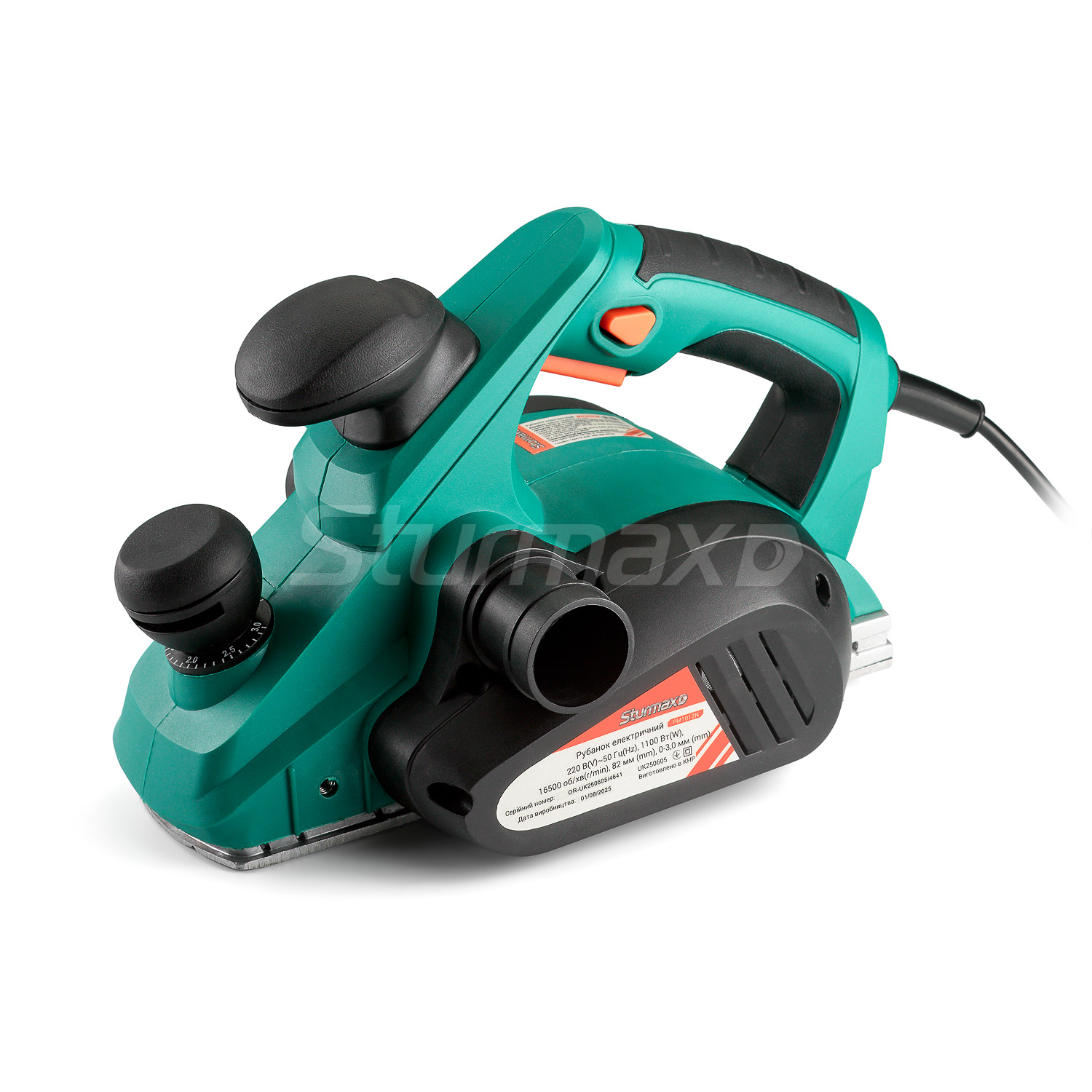 Рубанок електричний 1100 Вт Sturmax PM1012N