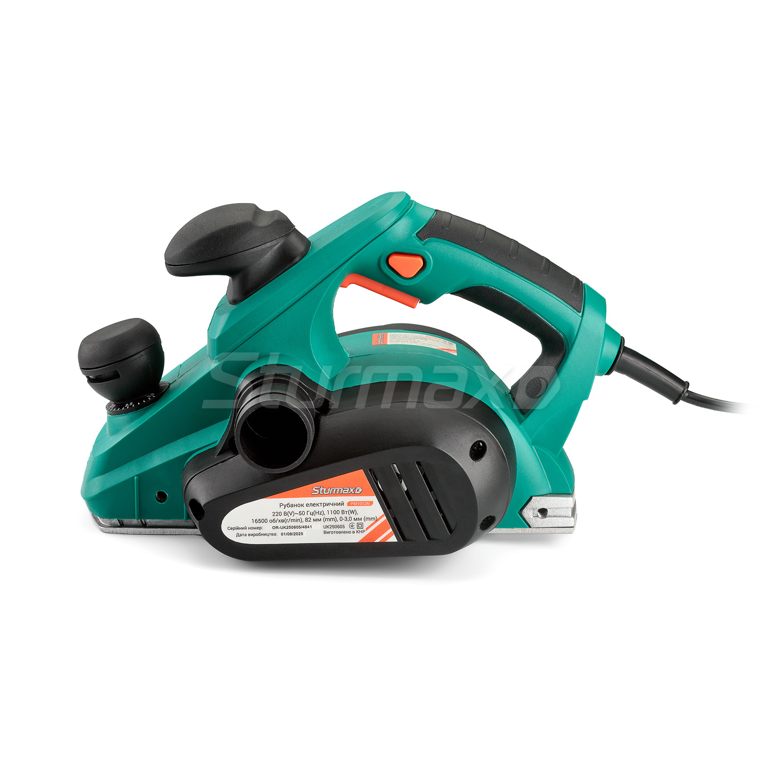 Рубанок електричний 1100 Вт Sturmax PM1012N