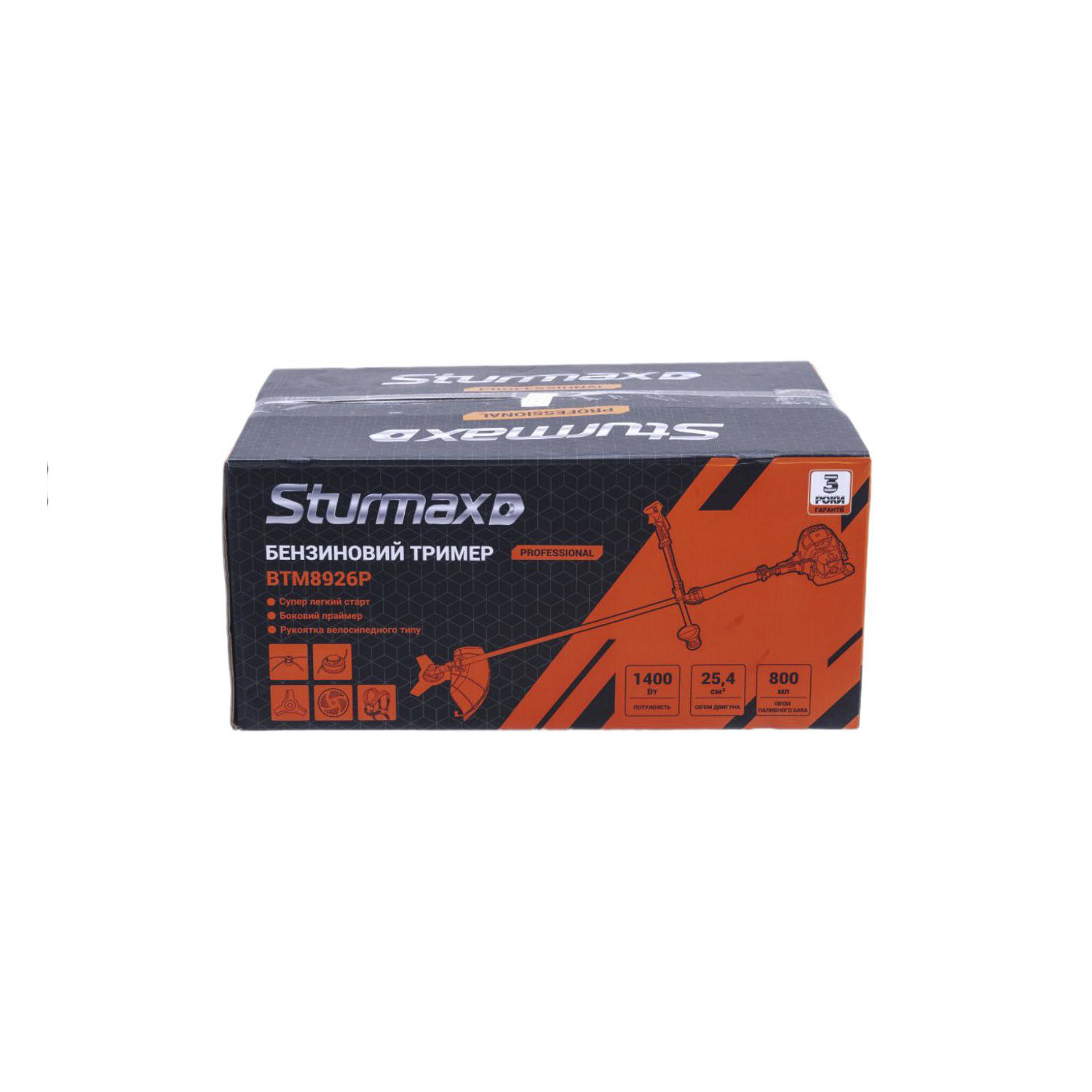 Бензинова коса 1400 Вт Sturmax BTM8926P – Sturmax