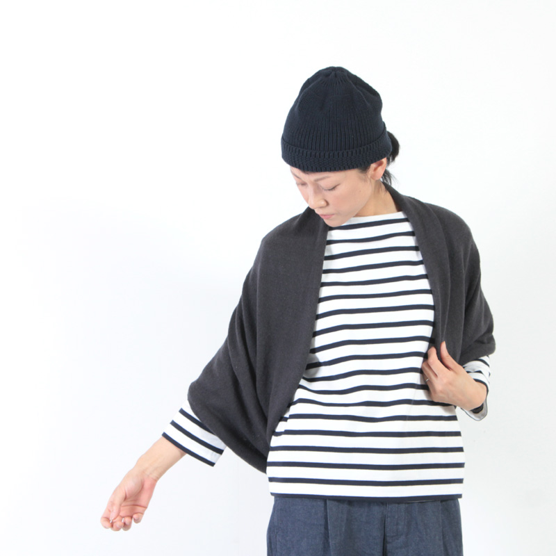 evameva (エヴァムエヴァ) cotton yak 2way stole / コットンヤク2ウェイストール