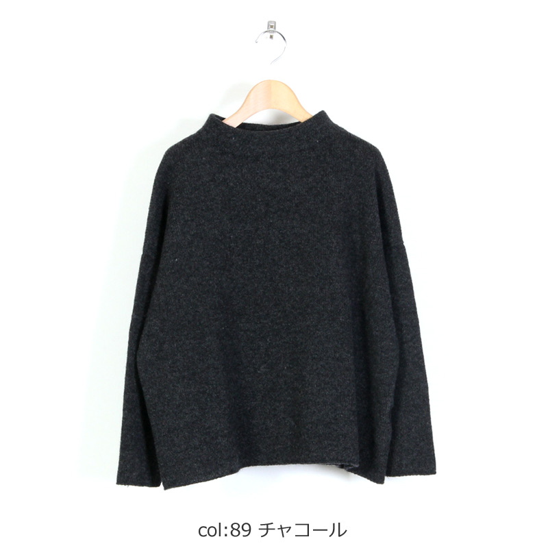 evameva (エヴァムエヴァ) Stand pullover / スタンドプルオーバー
