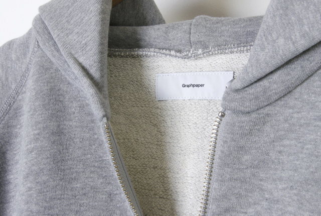 Graphpaper (グラフペーパー) LOOPWHEELER for Graphpaper Zip Parka