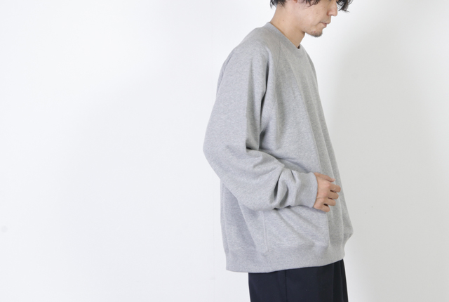 Graphpaper (グラフペーパー) LOOPWHEELER for Graphpaper Raglan Sweat