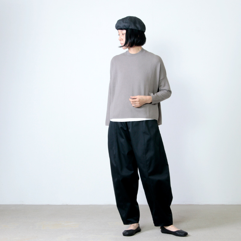 evameva(エヴァムエヴァ) wool cashmere wide PO