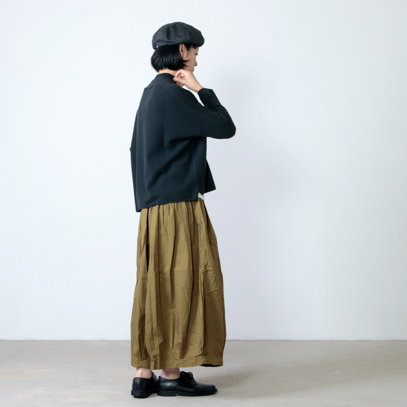 evameva(エヴァムエヴァ) wool cashmere wide PO