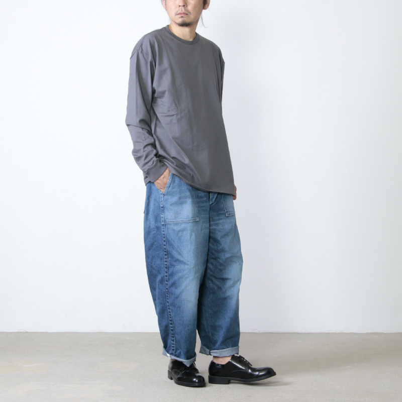 Graphpaper (グラフペーパー) L/S Crew Neck Tee