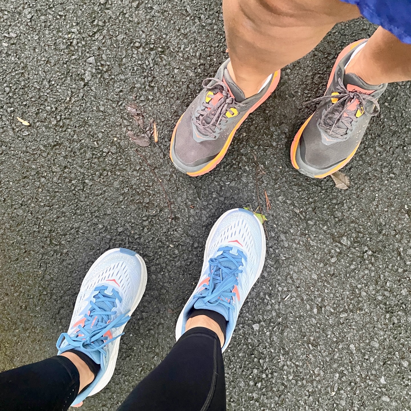 christa and megan's walk and talk photo of sneakers 2024-08-02