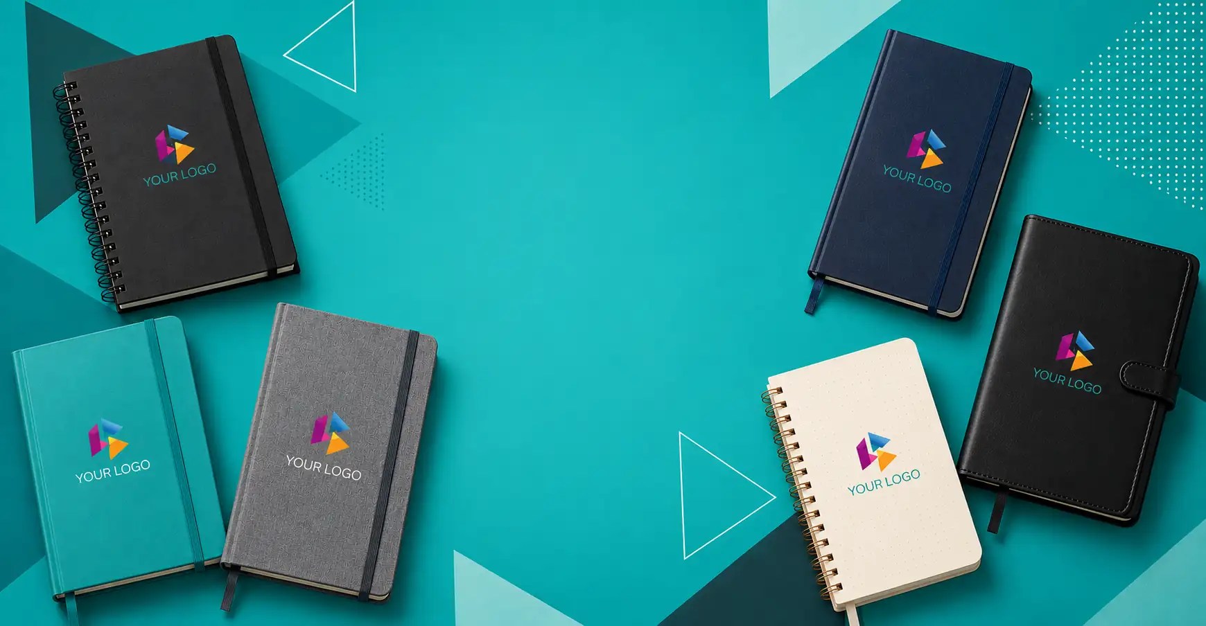 Branded notebooks, custom printed notepads and corporate stationery for business gifts and promotional merchandise