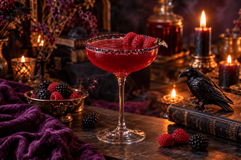 Mary Sanderson’s Spellbound Cocktail – A Red Hocus Pocus Halloween Drink