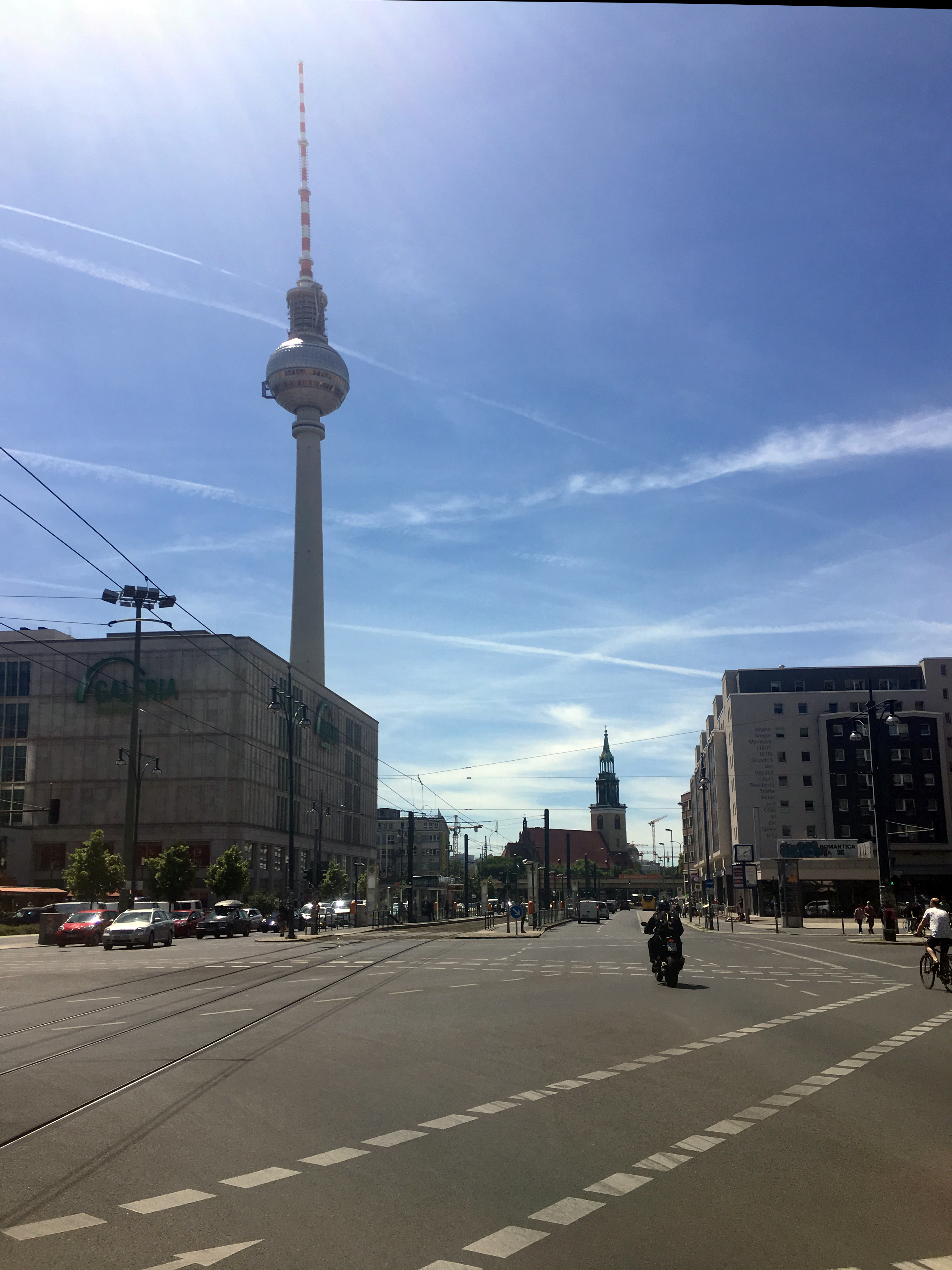 Beautiful day in Alexanderplatz