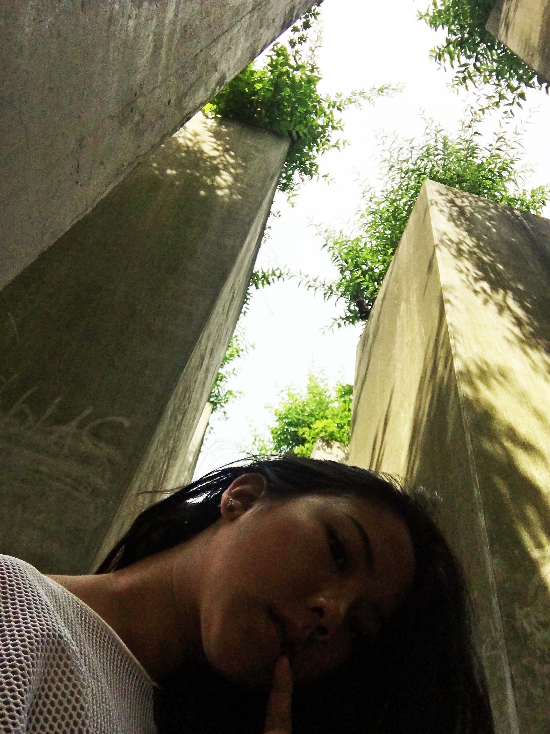 A perspective on the height of these pillar, featuring me :)
