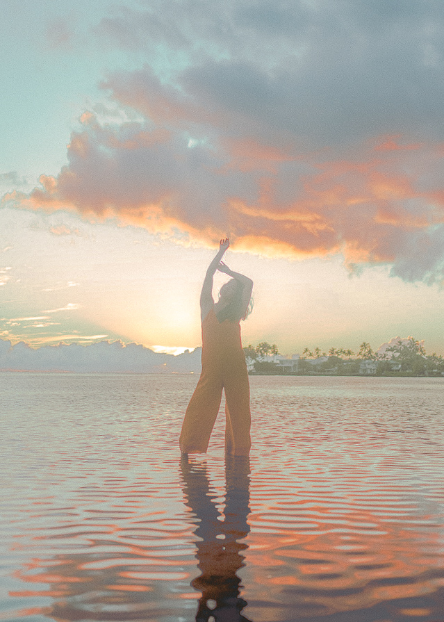 It was a cotton candy sunset