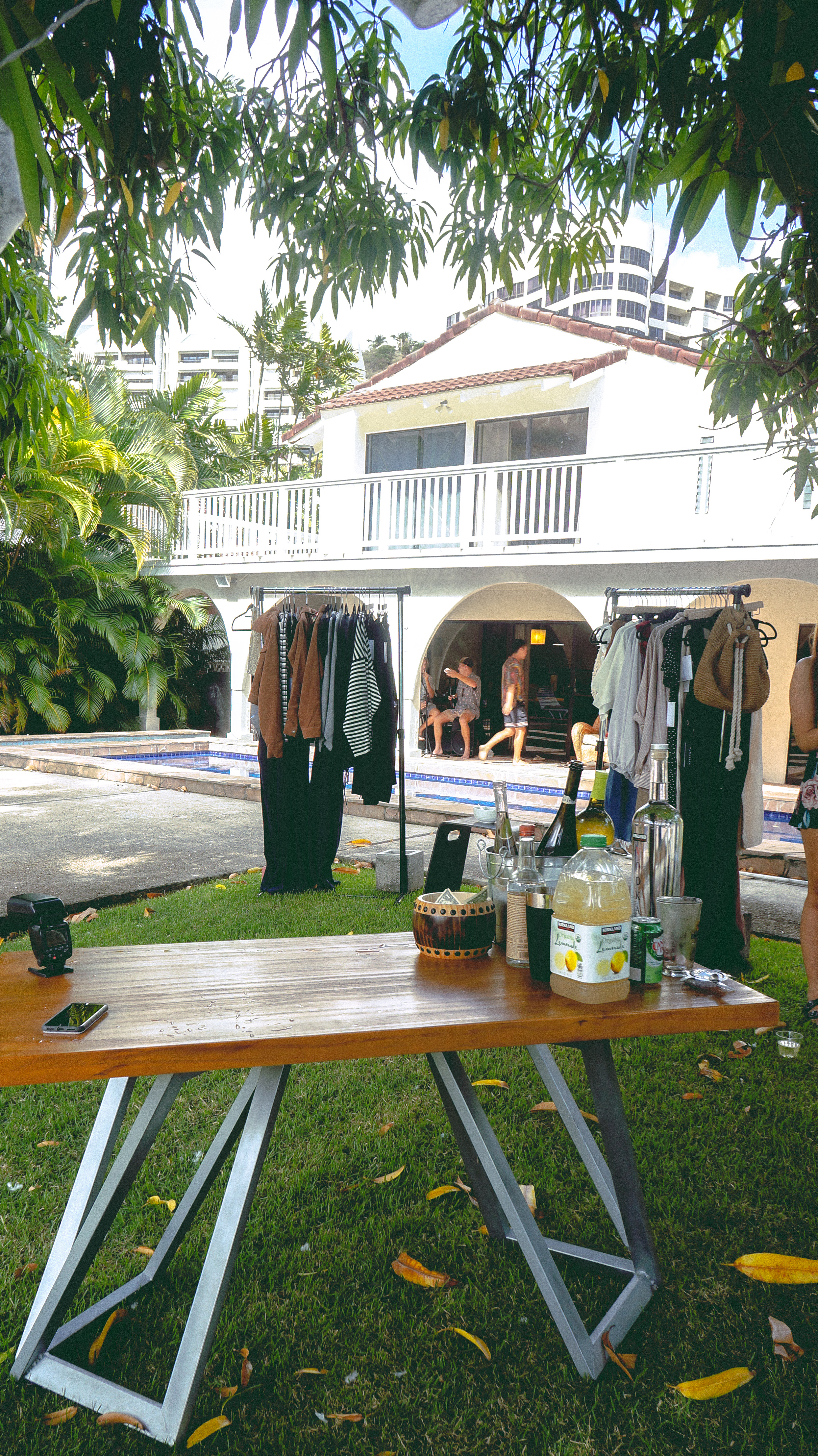 Little pop-up and some drinks!