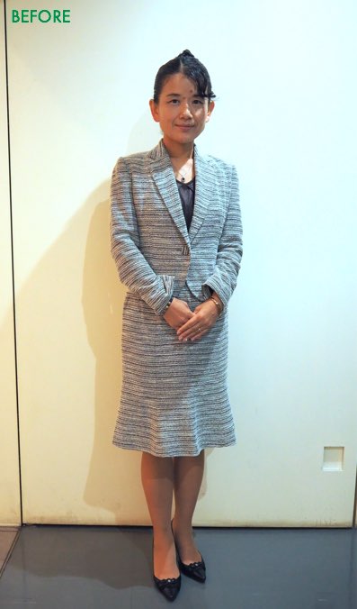 今まで誰もやったことのない婚礼司会者のファッションです 森本洋子様 40代 ブライダルmc 30代40代の服選びをサポートする 東京 パーソナルスタイリスト髙尾香織 Style Paradigm