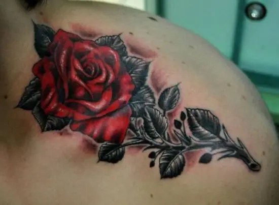 Top 25 Simple Yet, Beautiful Rose Tattoo Designs | Styles At Life 403_x_550_webp