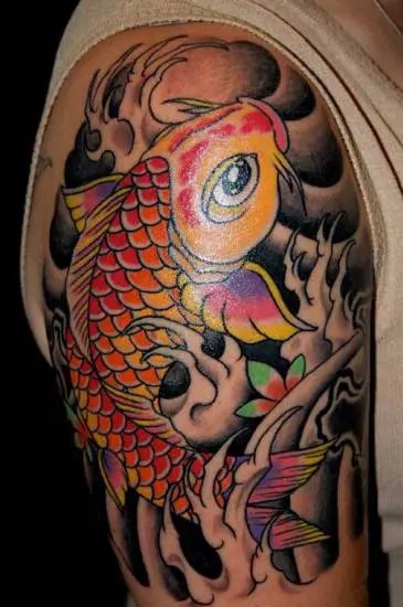 14 Best Koi Fish Tattoo Designs With Meanings | Styles At Life 550_x_365_webp