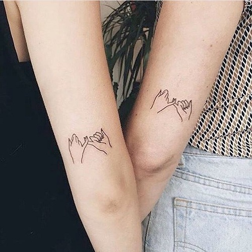 25 Stylish And Cute Matching Tattoos For Couples | Styles At Life 500_x_500_jpg