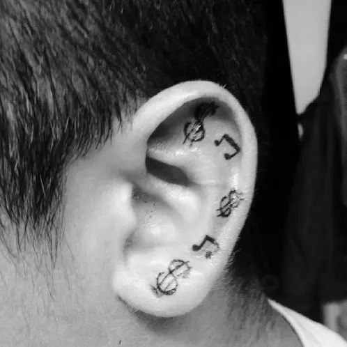 Top 15 Cute And Tiny Ear Tattoos With Images | Styles At Life 498_x_498_webp