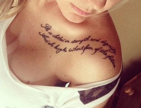 9 Best Collar Bone Tattoos For Women And Men | Styles At Life 364_x_473_jpg