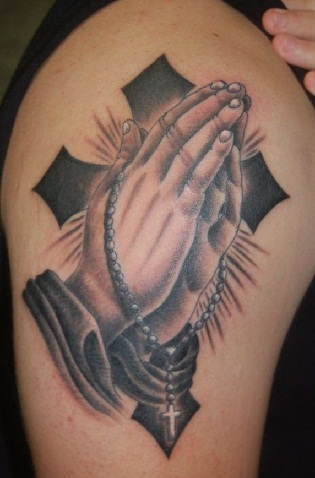 Top 9 Cool And Stylish Praying Hands Tattoo Designs